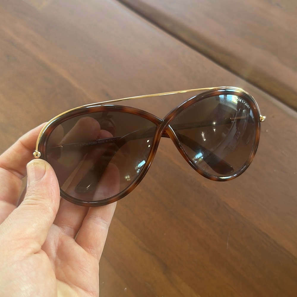 Tom Ford Tortoise Shell Tamara Sunglasses